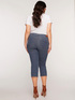 Capri jeans in light stretch denim image number 1
