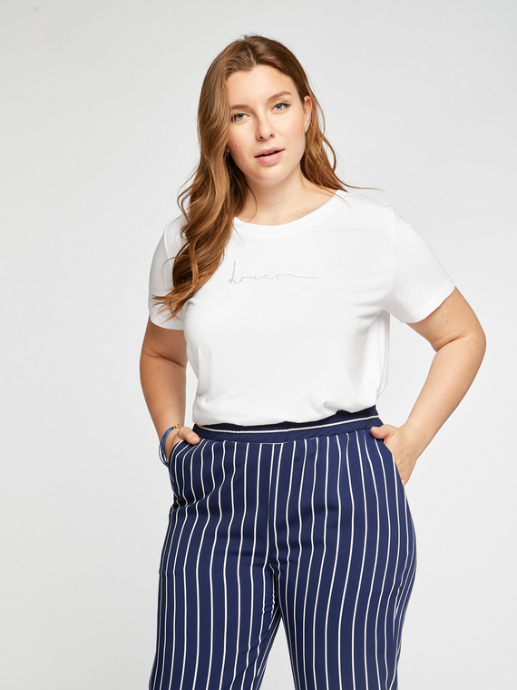 Fiorella Rubino T-shirt con dietro in pizzo Donna