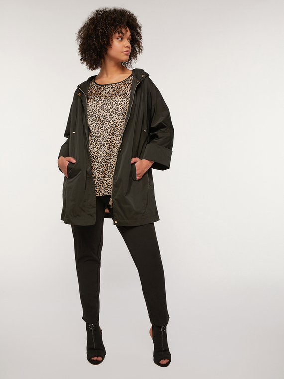 Fiorella Rubino Parka lungo con cappuccio Donna