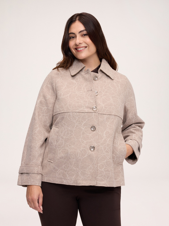 Veste en tissu brod&eacute;