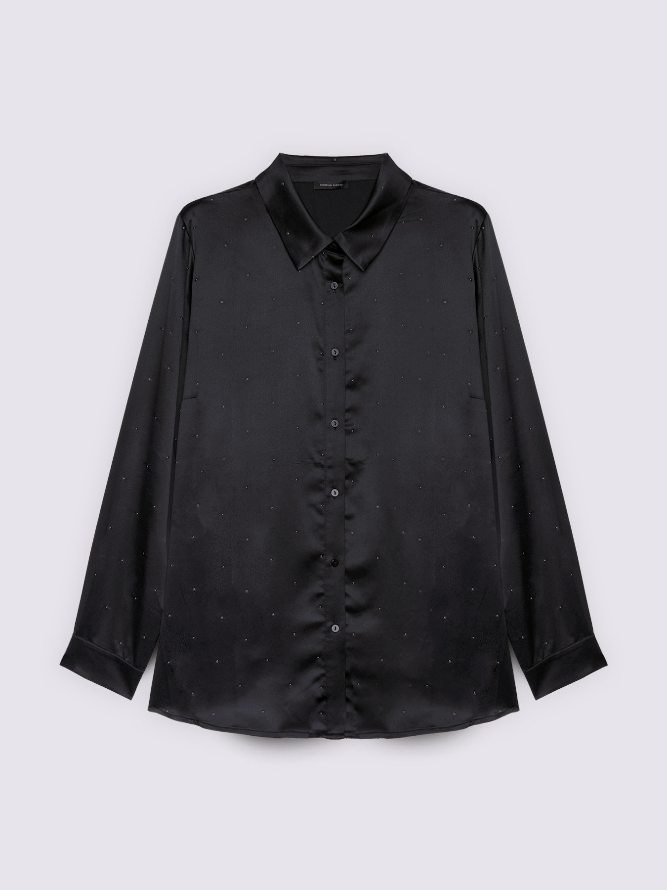 Camicia in raso con borchiette image number 4