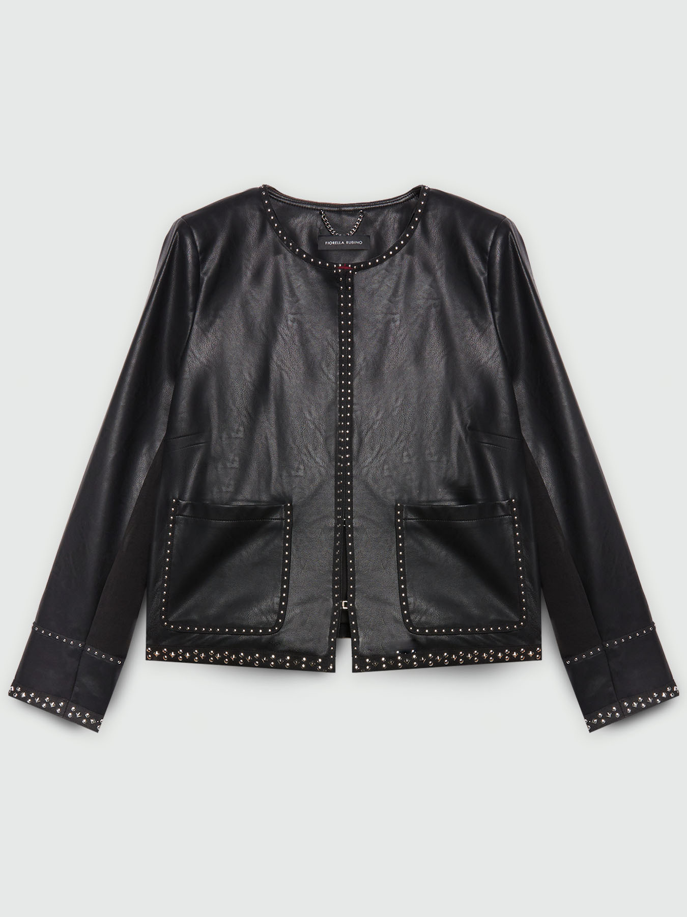 Biker jacket with studs image number 4