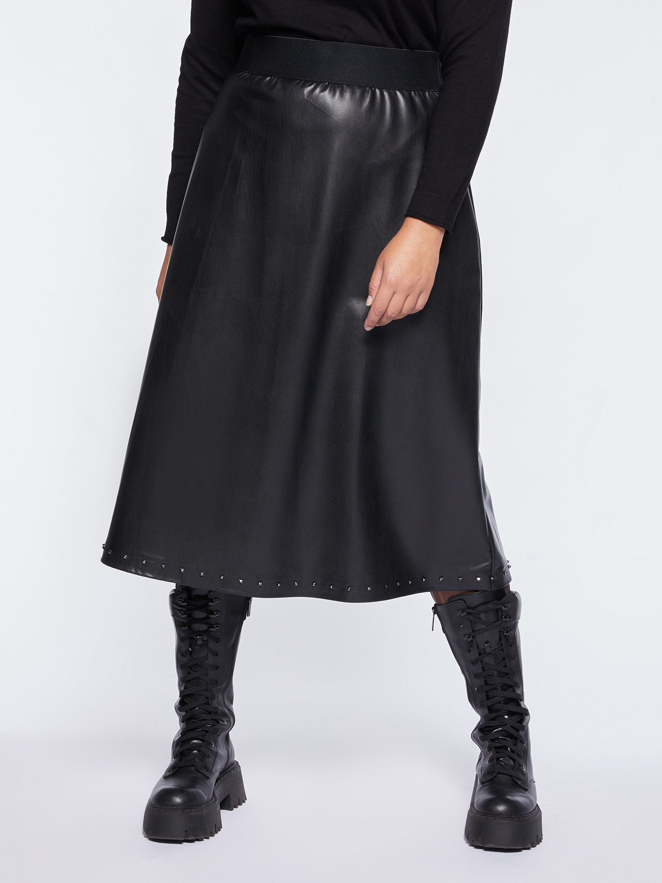 Gonna con borchie image number 0