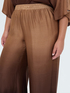 Palazzo pants in d&eacute;grad&eacute; satin image number 3