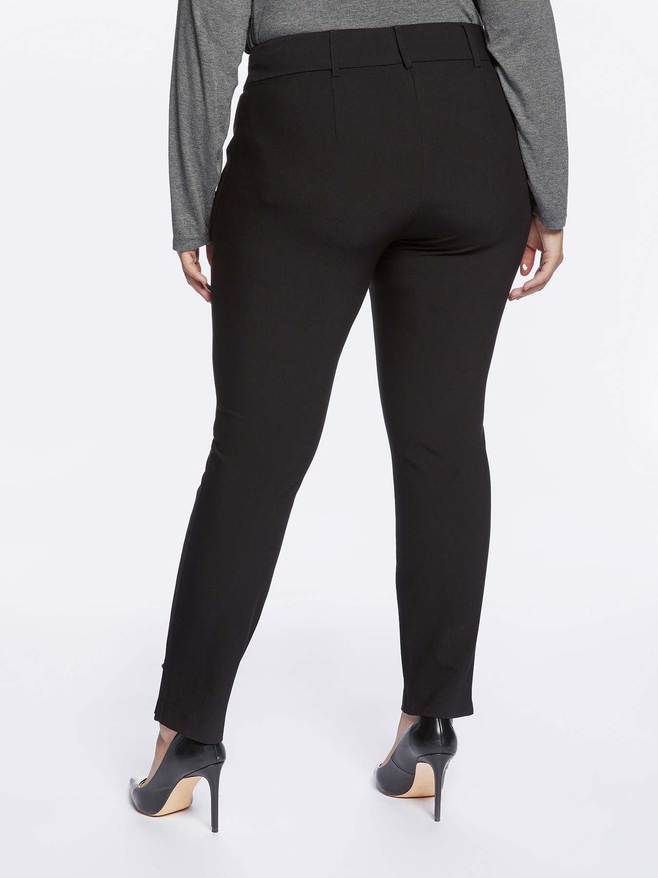 Skinny trousers in technical fabric image number 1