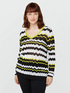 Chevron design sweater image number 0