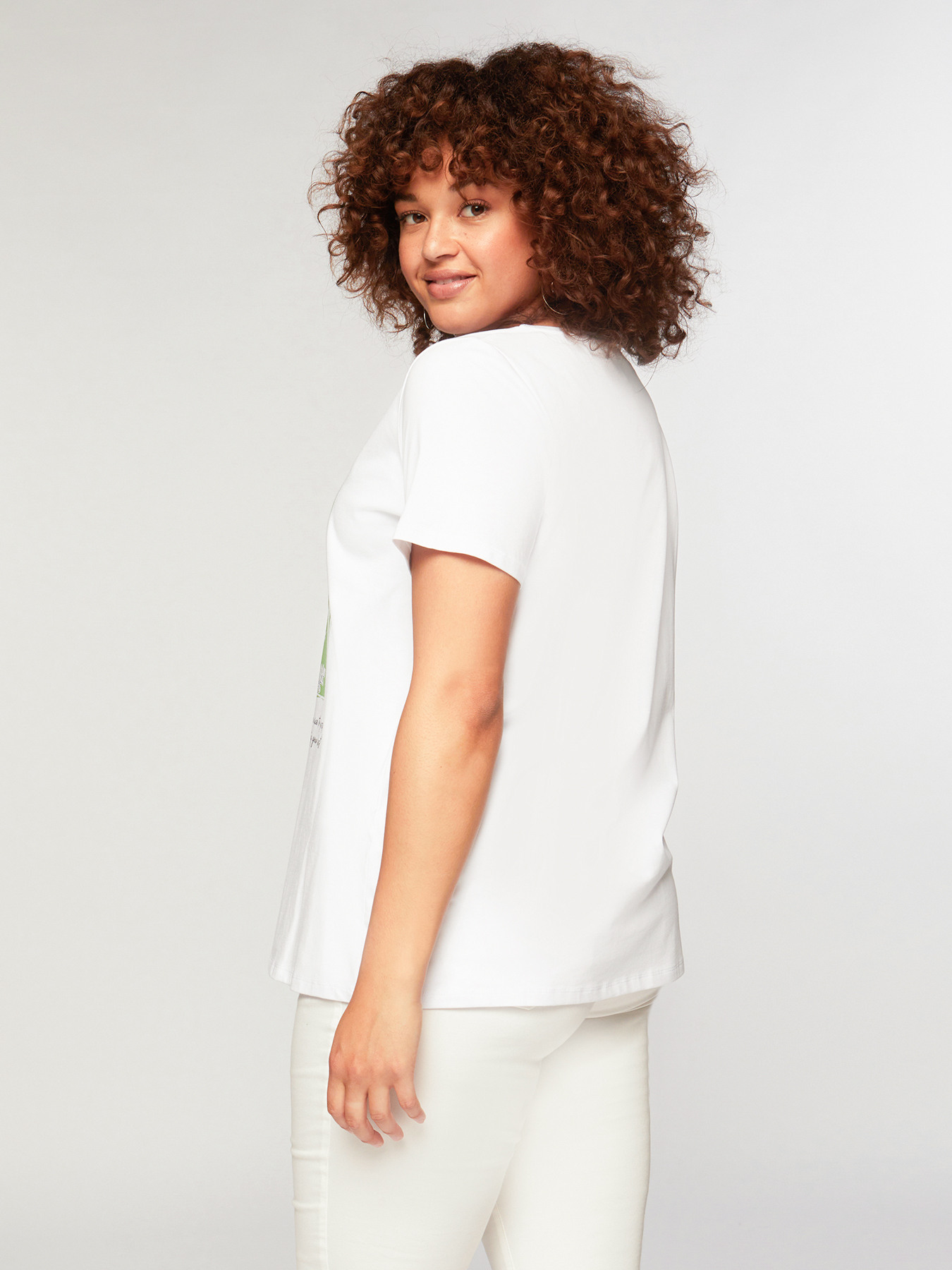 T-shirt in cotone con stampa image number 1