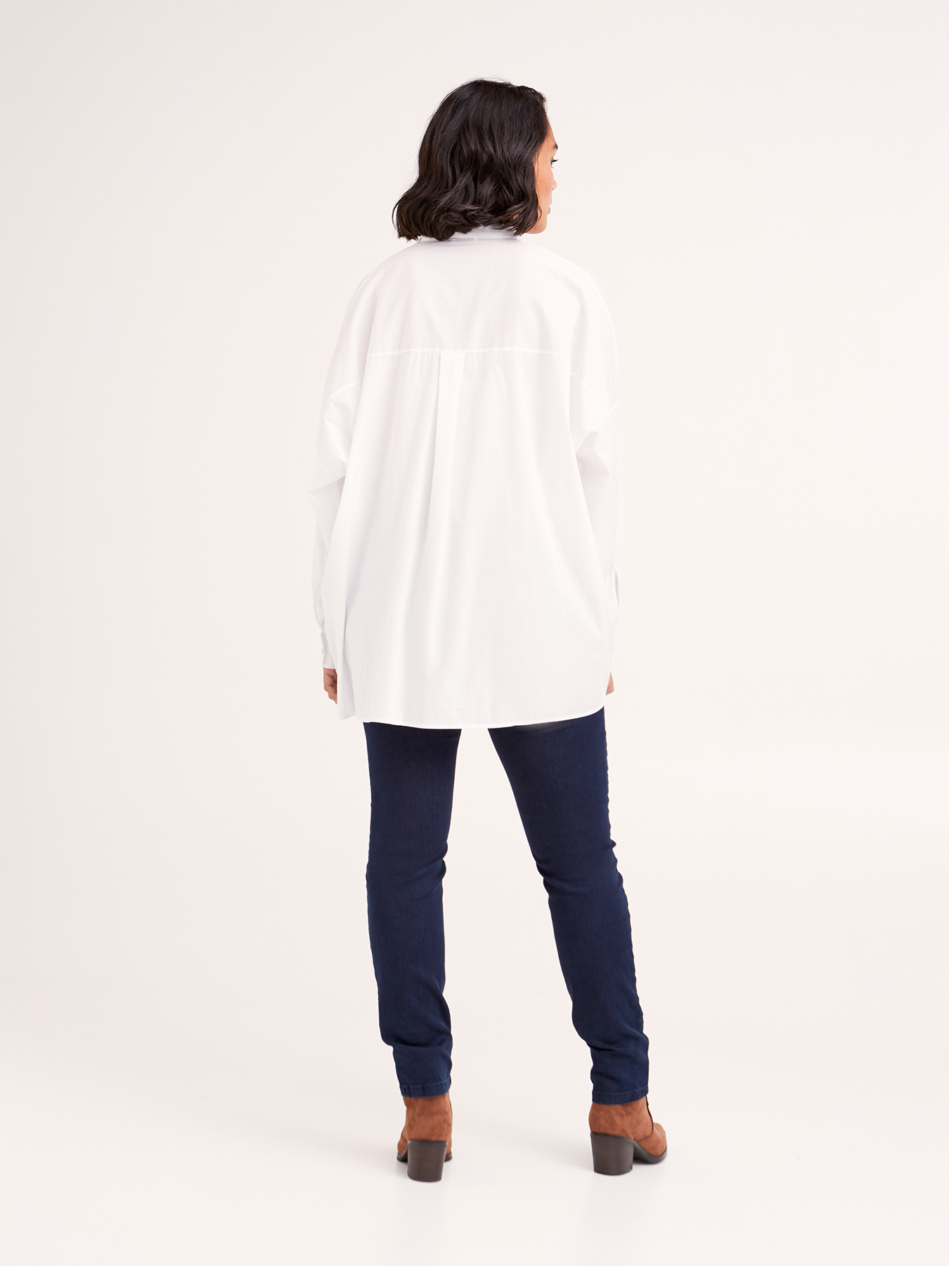 Skinny-Jeans dark blue washed image number 1