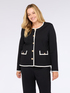 Bon ton jacket in Milano stitch image number 2