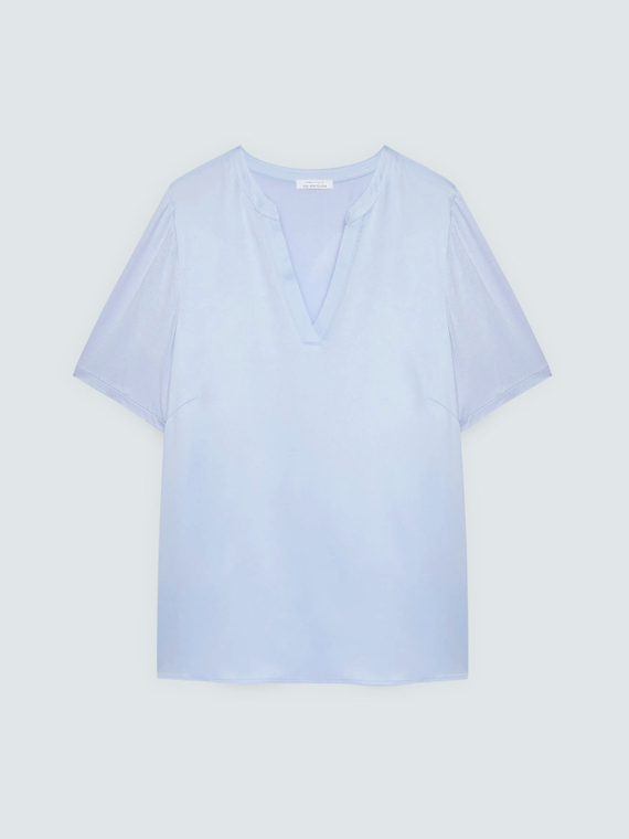 T-shirt bimati&egrave;re en m&eacute;lange viscose