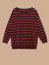 Pullover mit Streifen image number 3