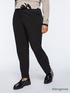 Straight trousers with slits at the hem image number 0