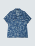 Camisa de denim con motivo jacquard foliage image number 4