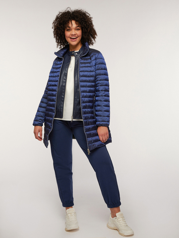 Fiorella Rubino Piumino light weight lungo Donna Blu