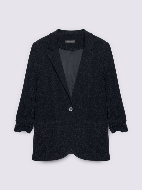 Blazer in jersey lurex