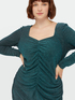 Vestito corto in jersey lurex image number 3