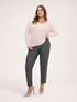 V-neck mohair blend sweater image number 2