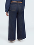 Wide Leg Jeans with removable belt image number 1