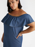 Long denim dress image number 3
