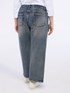 Jeans cropped gamba ampia image number 1