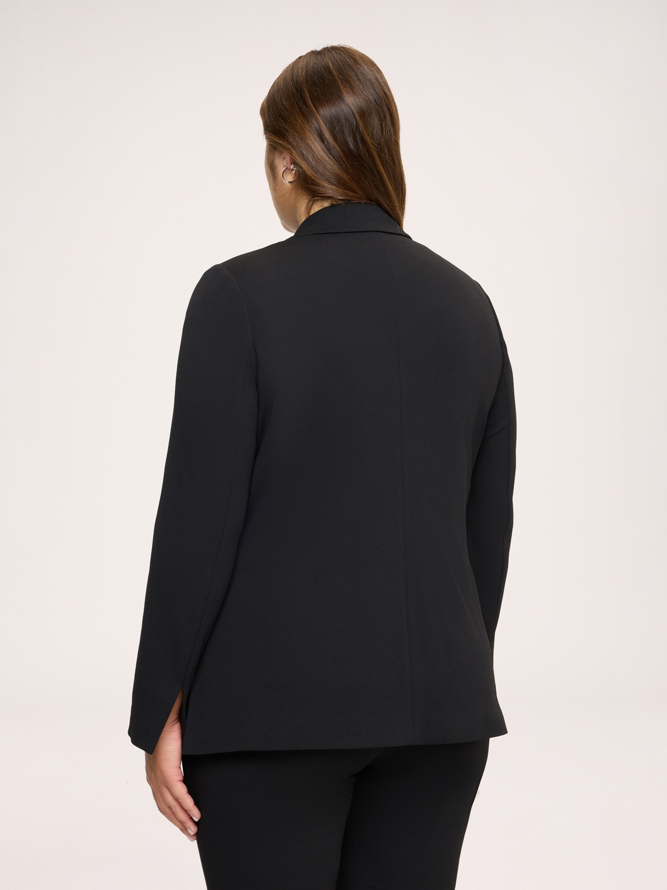 Deconstructed blazer in stretch fabric image number 1