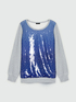 Sweatshirt with sequinned front image number 4