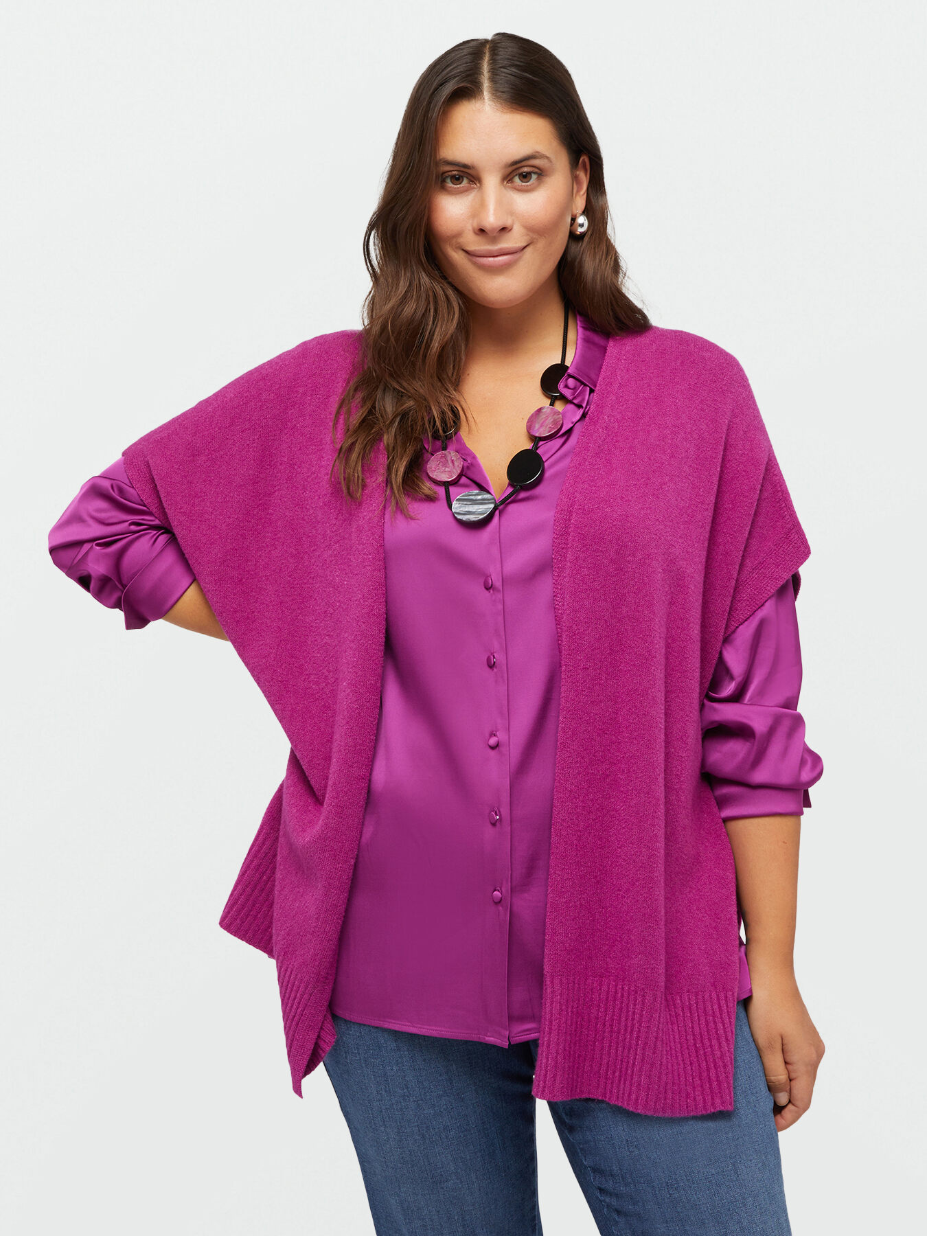 Cape large en maille image number 0