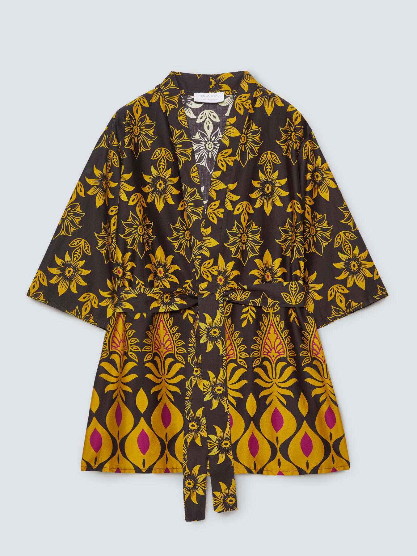 Caftano stampato con cintura image number 3