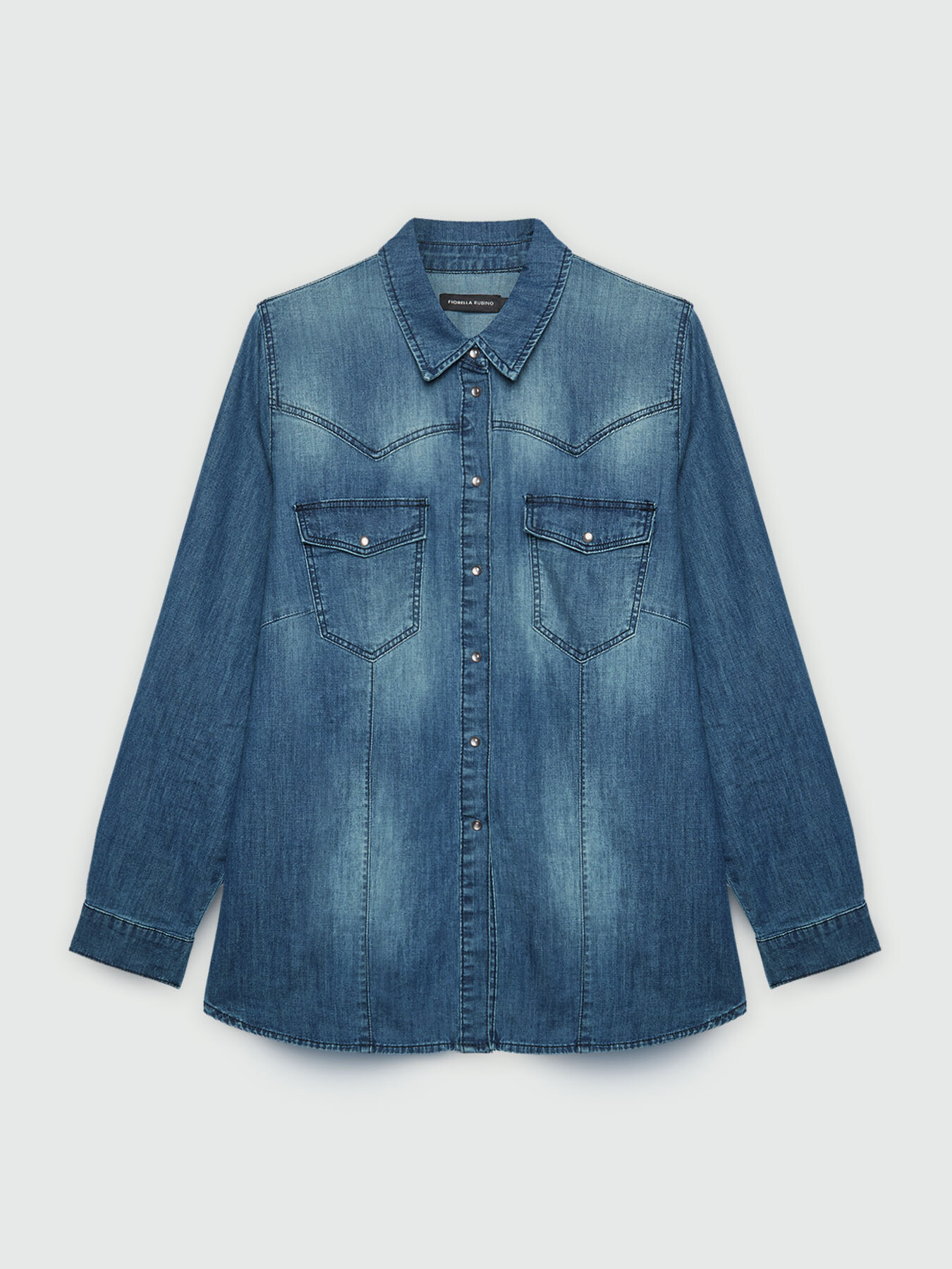 Denim shirt image number 5