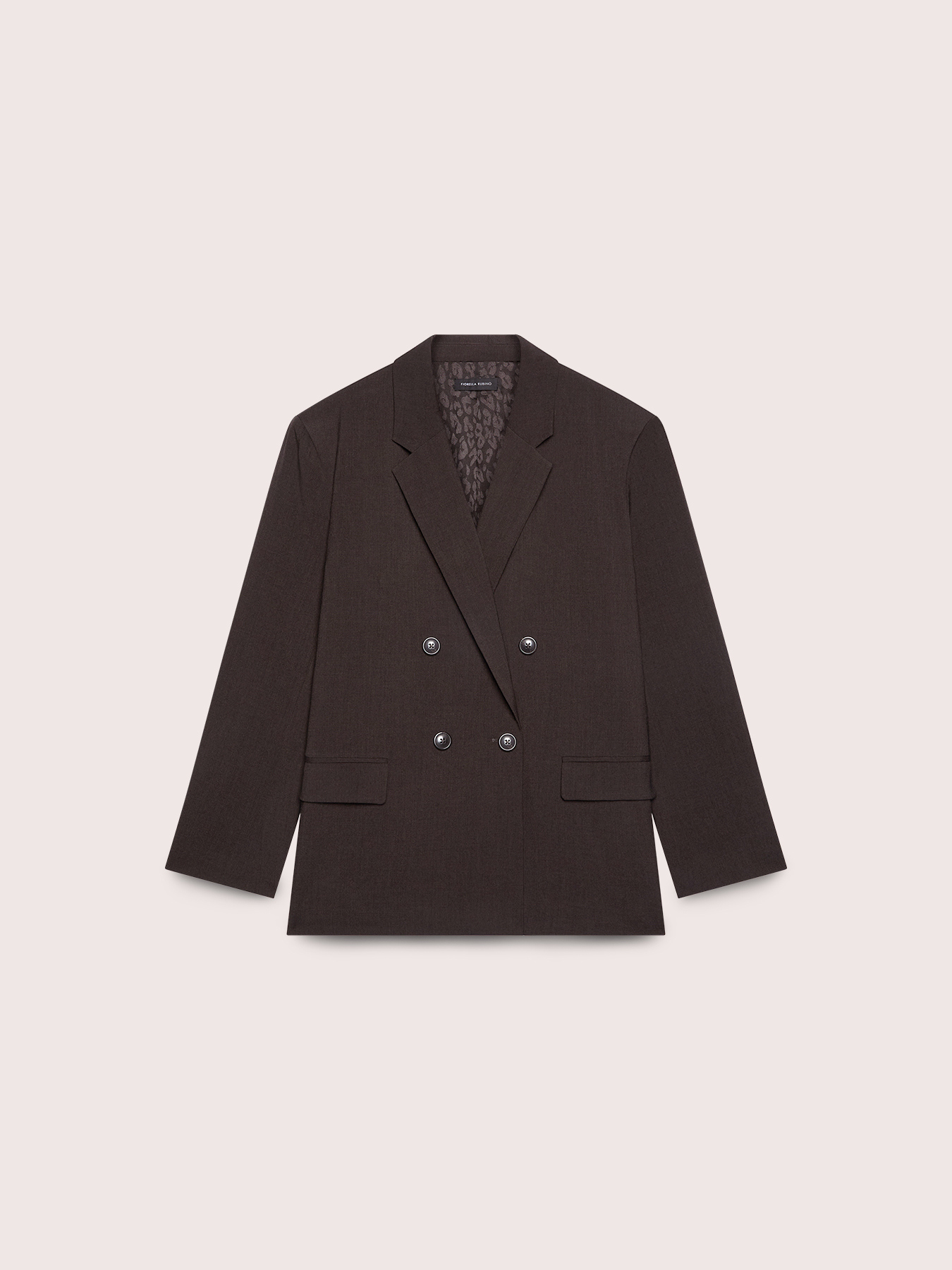 Structured double-breasted blazer image number 4