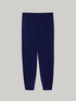 Jersey trousers with elasticated hem image number 3