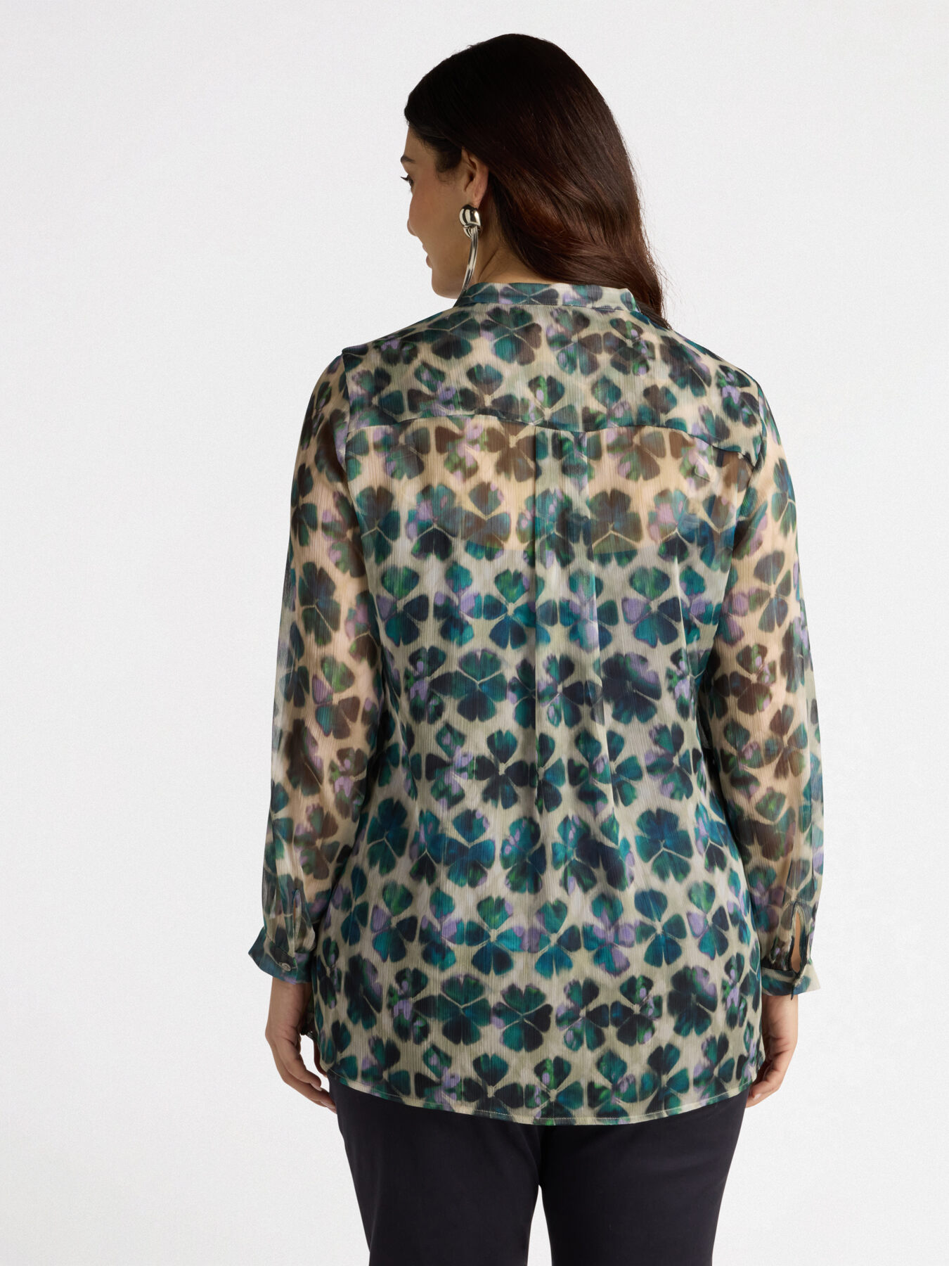 Blusa estampada image number 1