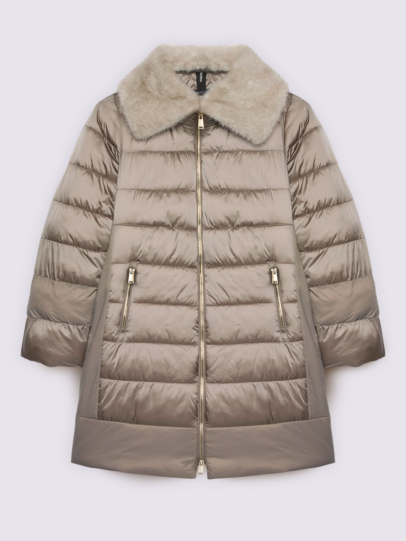 Bi-material down jacket with Sorona&reg; Aura padding image number 4