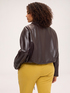 Biker jacket with drawstring hem image number 1