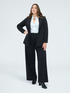Fitted blazer in stretch fabric image number 2