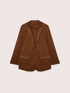 Soft touch fabric blazer image number 4