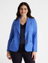 Blazer in tessuto stretch bottoni gioiello image number 0