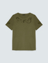 T-shirt en coton avec dentelle et clous image number 4