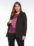 Blazer in tessuto cr&ecirc;pe image number 0