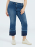 Kick Flare Jeans mit ausgefranstem Saum image number 0