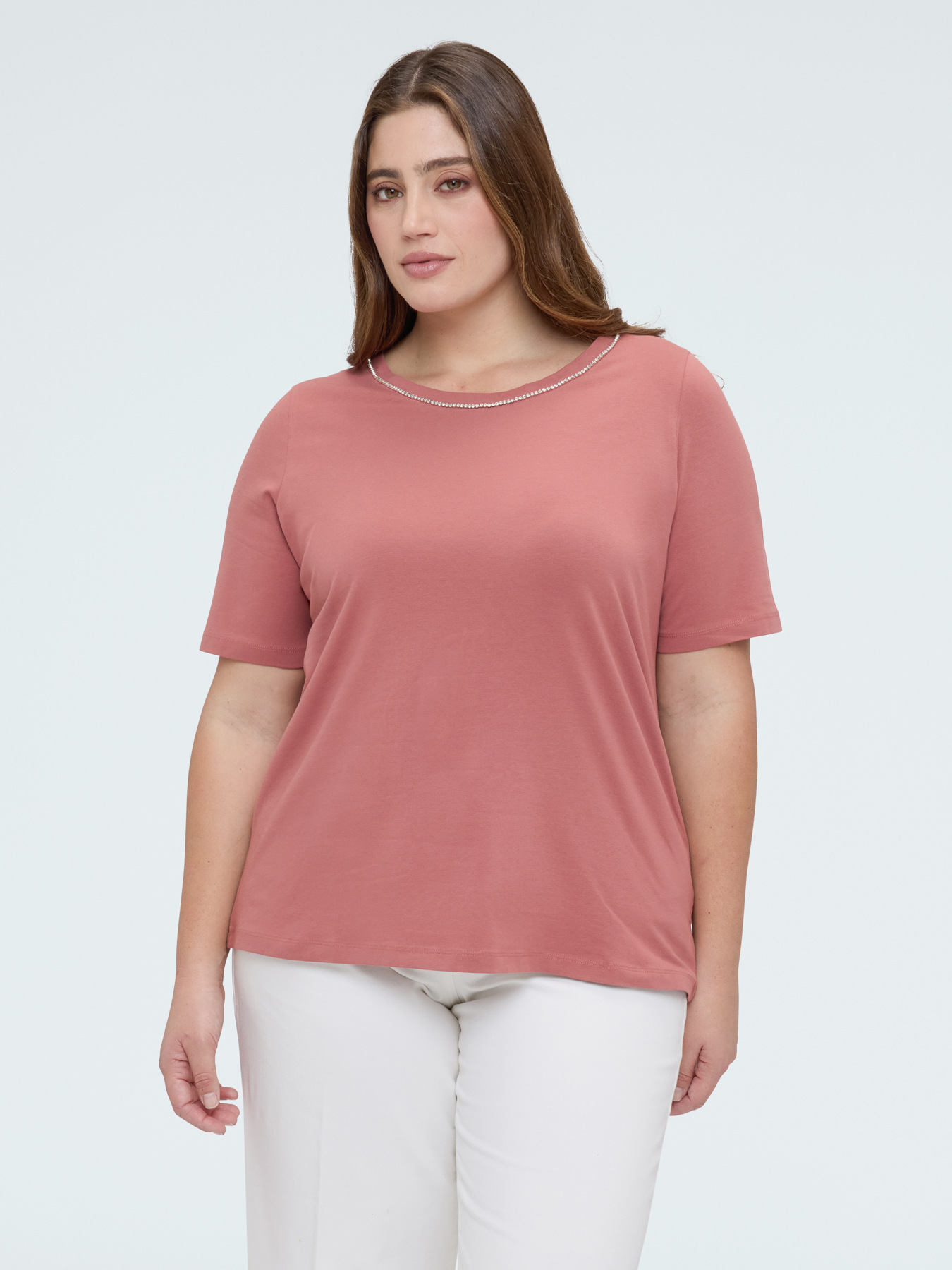 Cotton t-shirt with luminous appliqu&eacute;s image number 2