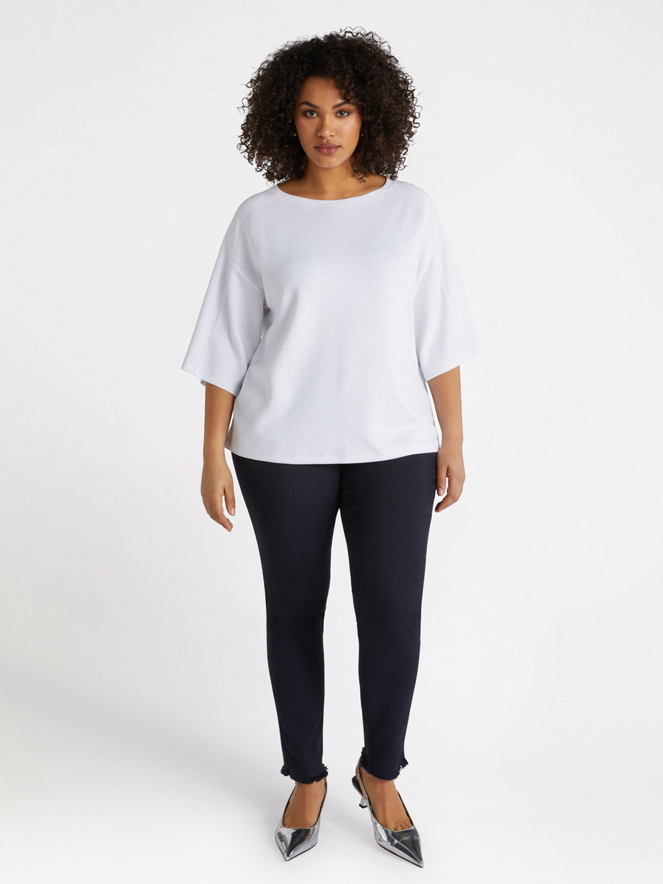 Sweat-shirt avec strass image number 3