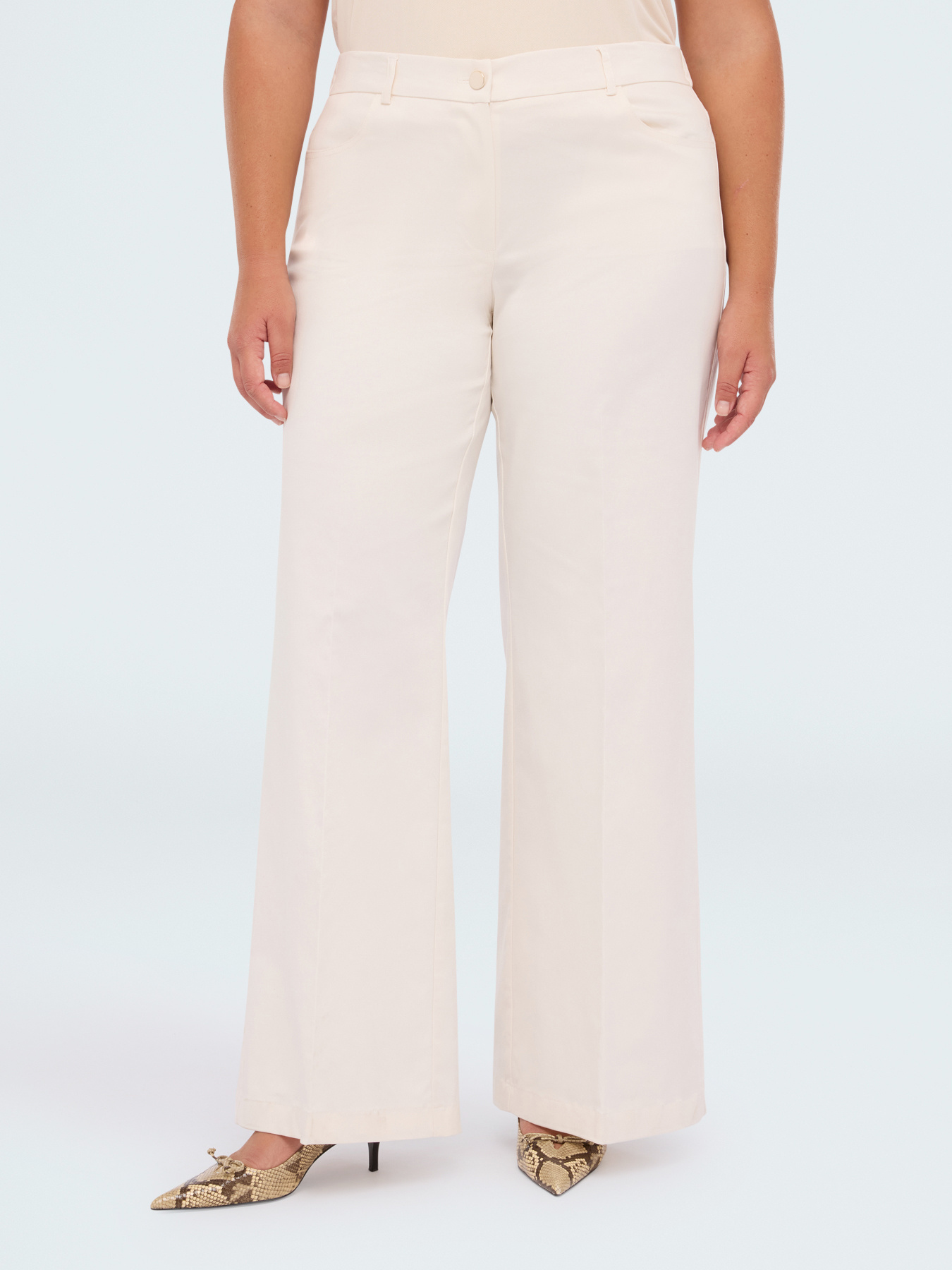 Pantalon &agrave; jambes larges image number 2