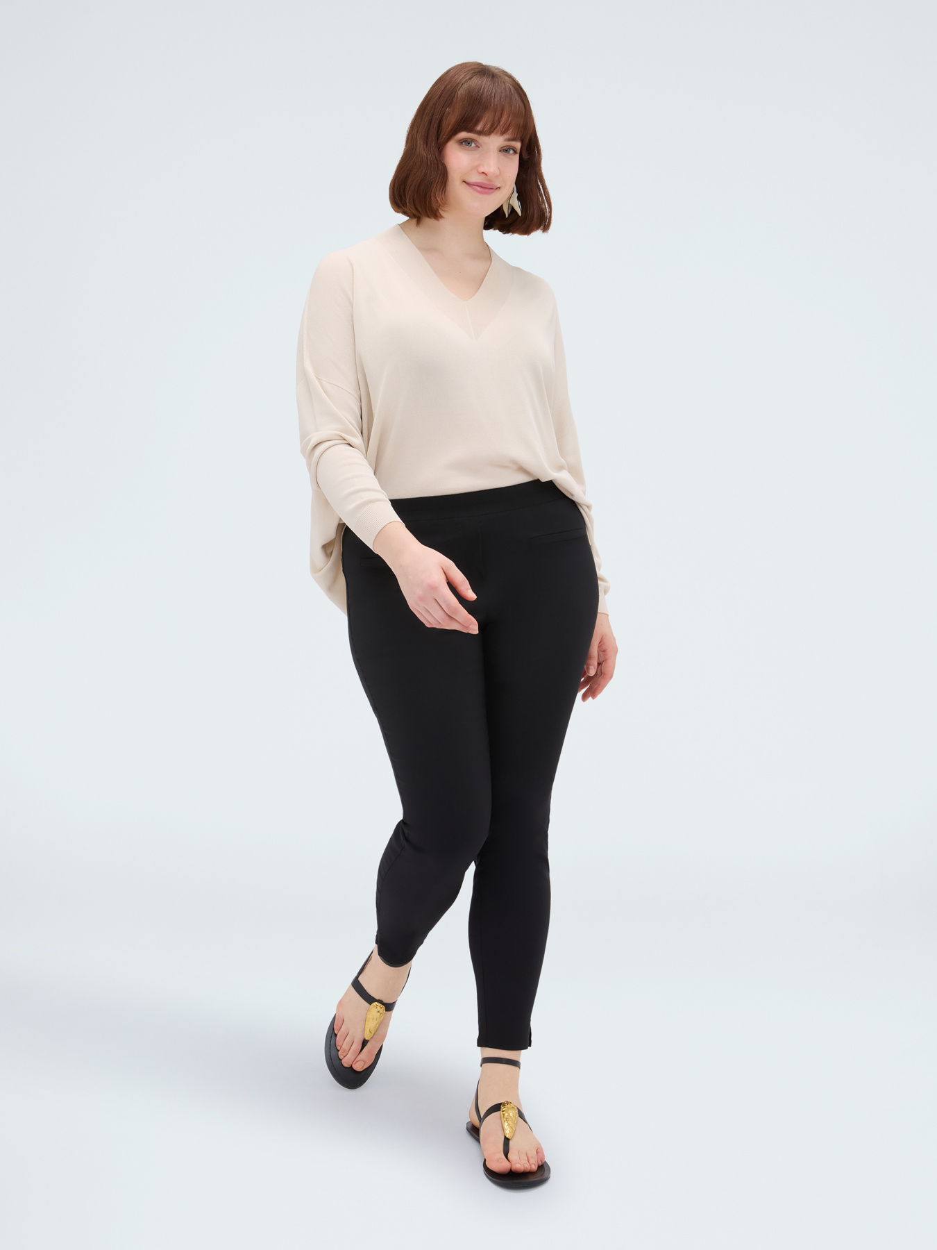 Jeggings-Hose mit elastischem Bund image number 2