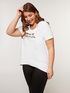 T-shirt avec inscription effet silver image number 0