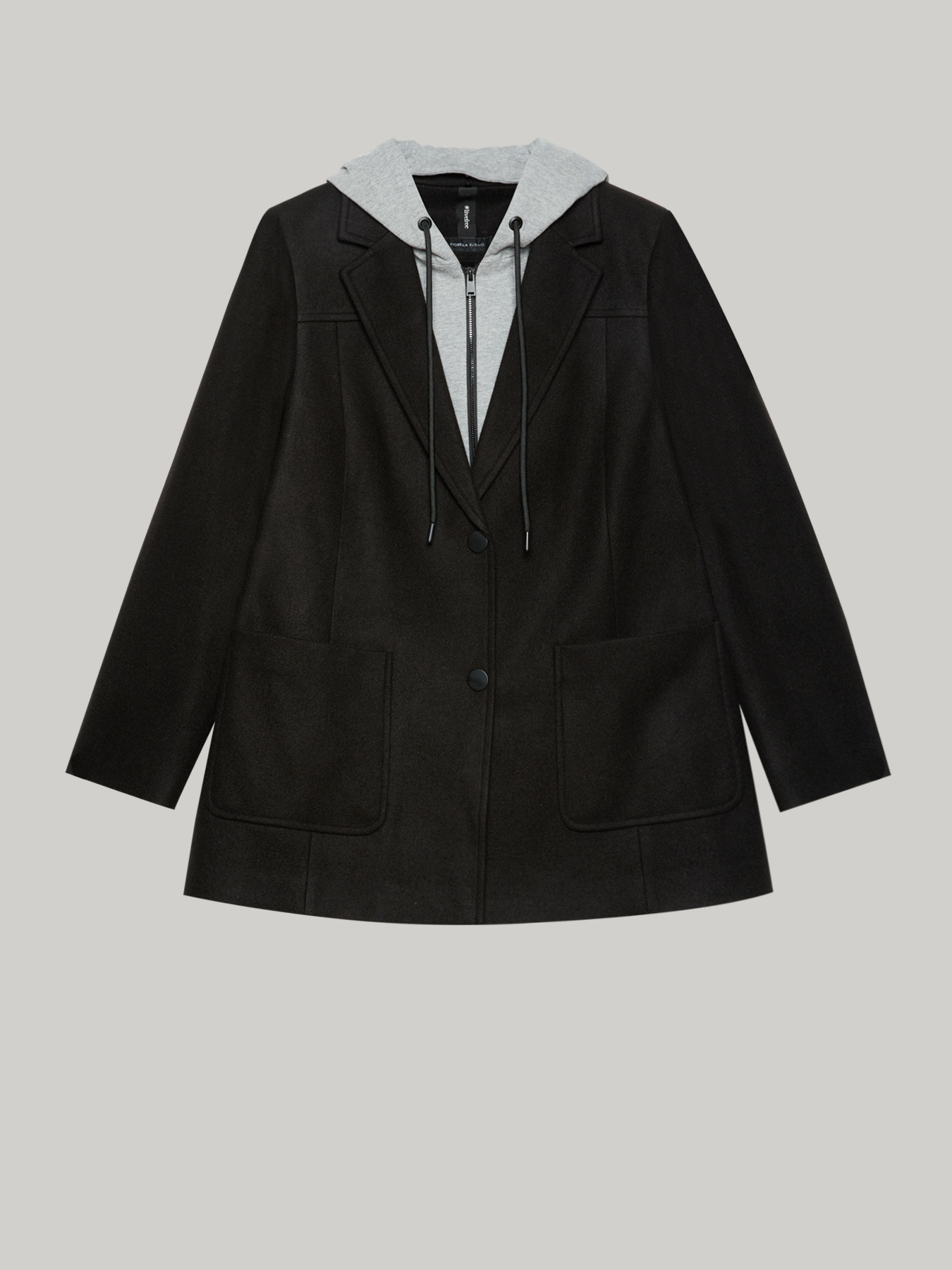 Cappotto con parte interna in felpa image number 3