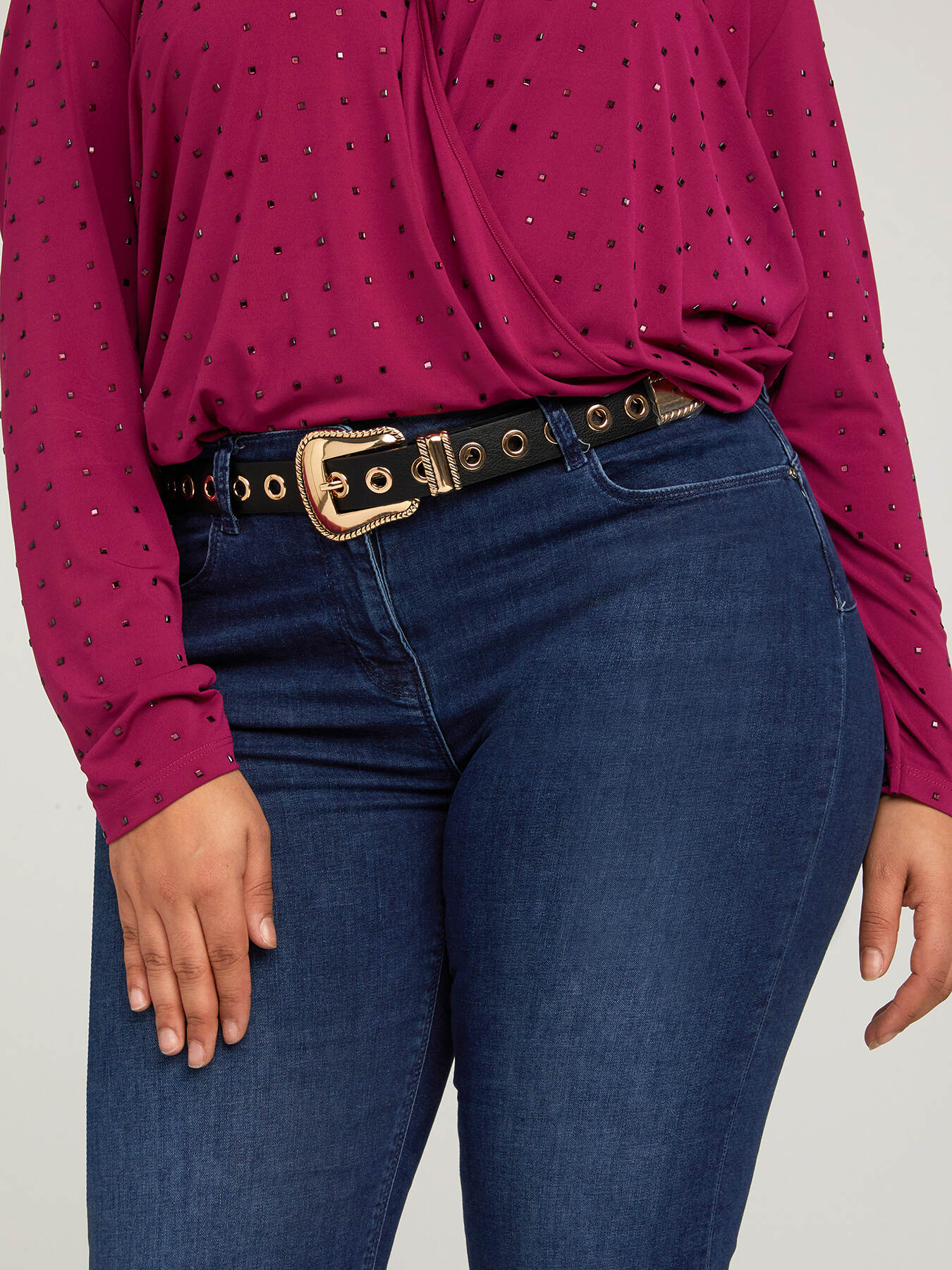 Ceinture avec une boucle et des &oelig;illets image number 0