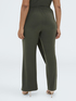 Pantalones de punto con cierre cruzado image number 1