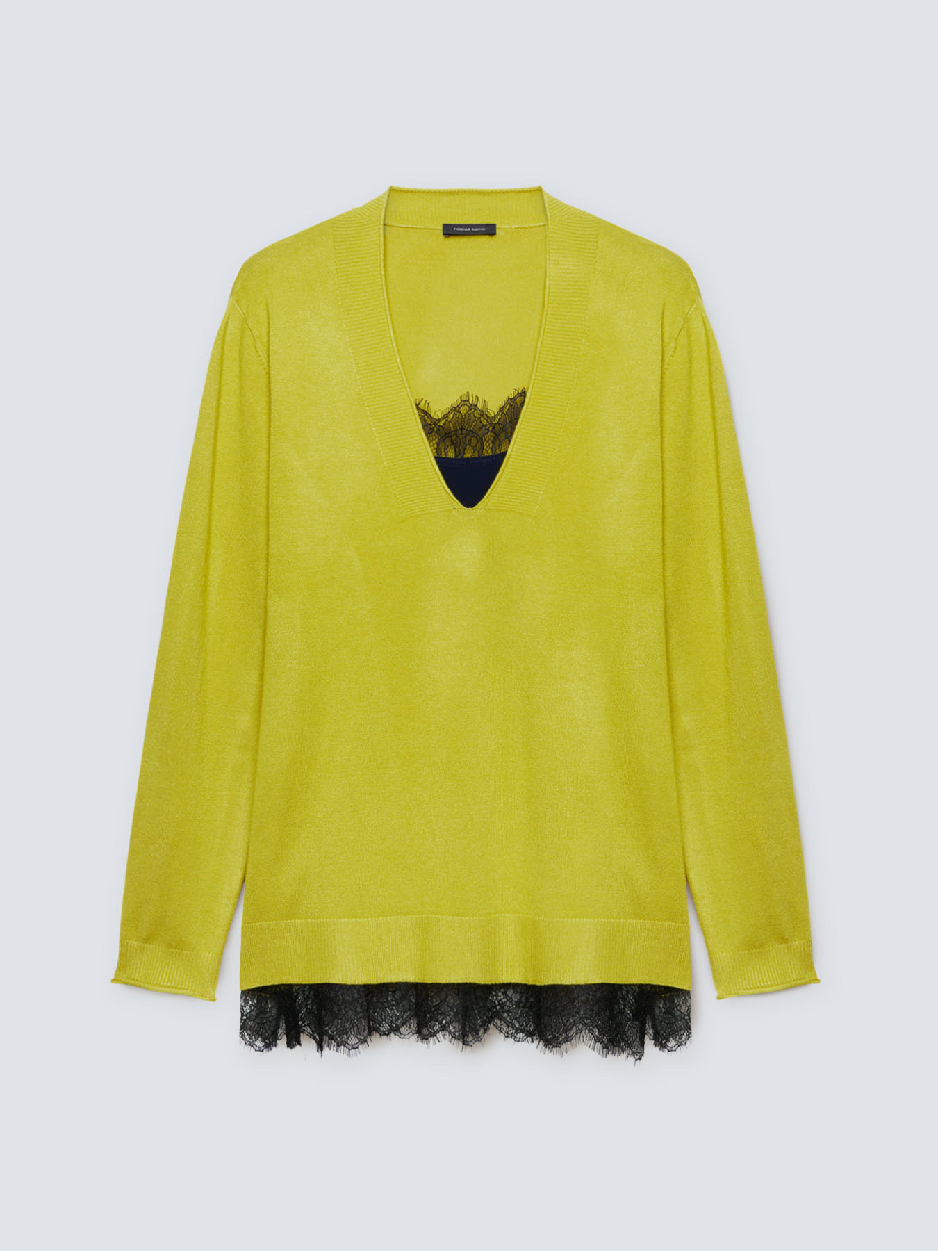 Jersey con bordes de encaje image number 4