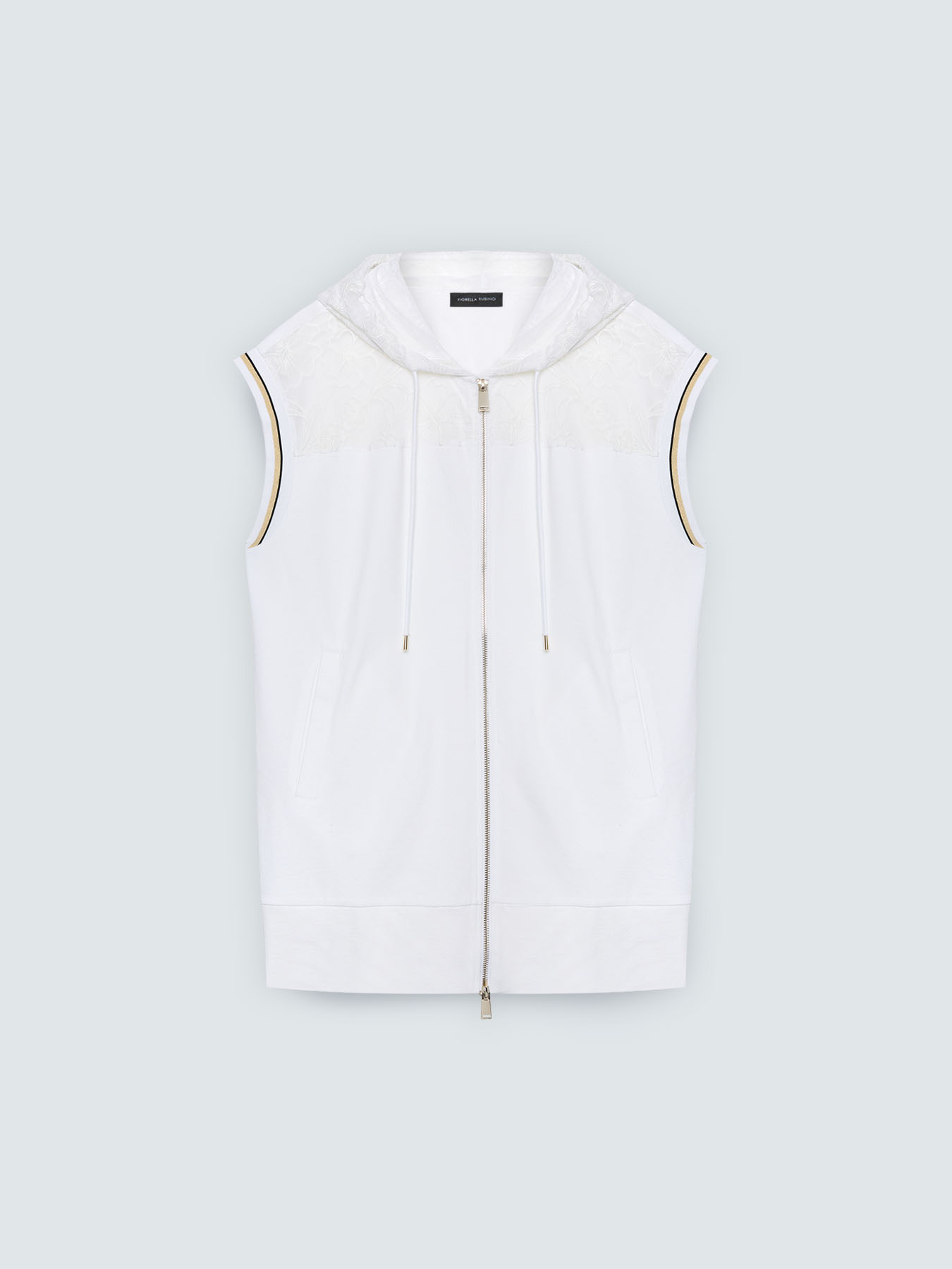 Hooded sweatshirt vest image number 4